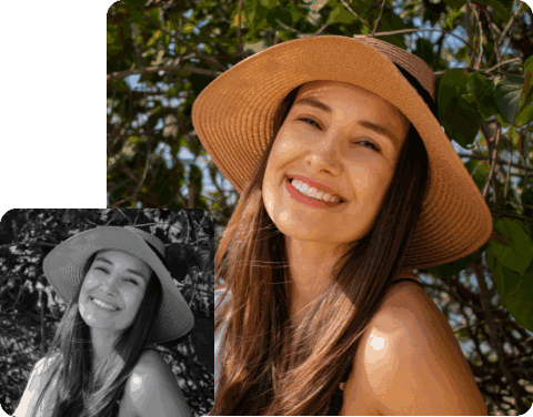 從彩色照片中重溫美好的過去