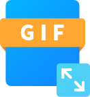 icône gif de recadrage