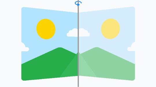 Perfekte 360-Grad-Drehung