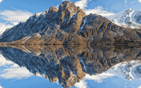 Spiegeln eines Bildes mit dem Spiegeleffekt