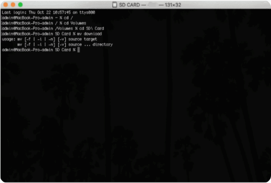 Durum 1: Mac'te Biçimlendirilmiş SD Karttan Verileri Geri Yükleme