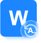 Word vertaler pictogram