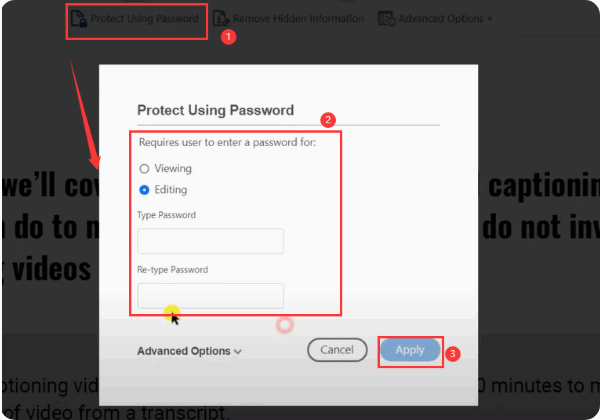 方法2.AcrobatでPDFにパスワードを追加する