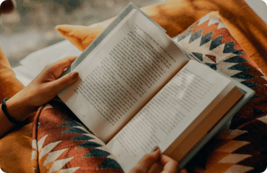 中断することなく目に優しい読書