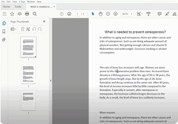 Modo 2. Modifica del testo in PDF su Mac con Adobe