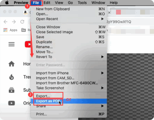 Ситуация 2. Как превратить PNG в PDF на Mac бесплатно