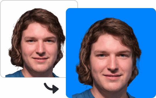 Simple Portrait Background Removal with Templates