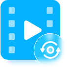 icône de rotation de la vidéo