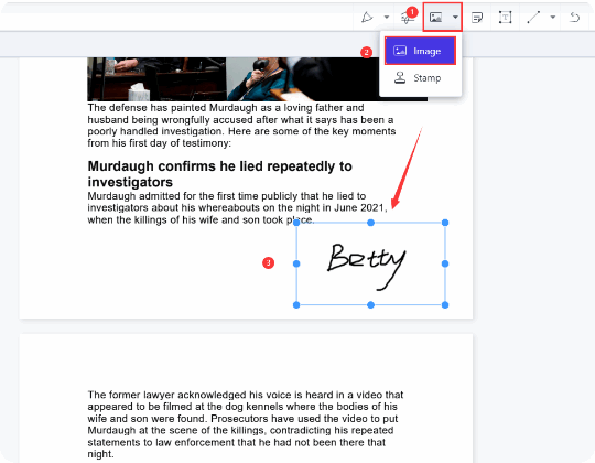 Weg 1. Signaturbild in PDF unter Windows einfügen