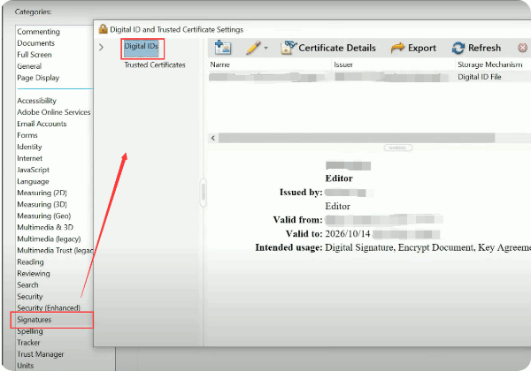 Weg 2. Digitales Signieren von PDF-Dateien in Adobe auf dem Mac