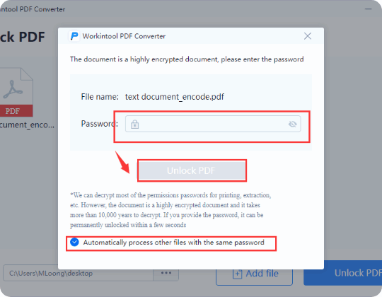1. Yol Windows'ta PDF Dosyasının Güvenliğini Kaldırma