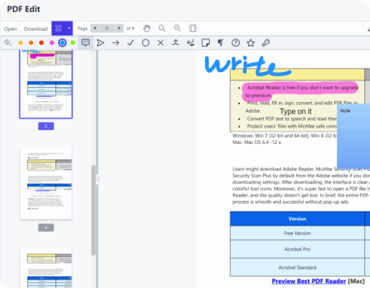 방법 1. WorkinTool Windows 버전으로 PDF에 그리기
