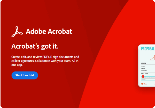 방법 2. Mac의 Adobe에서 PDF에 쓰기