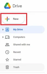 add new file to google drive