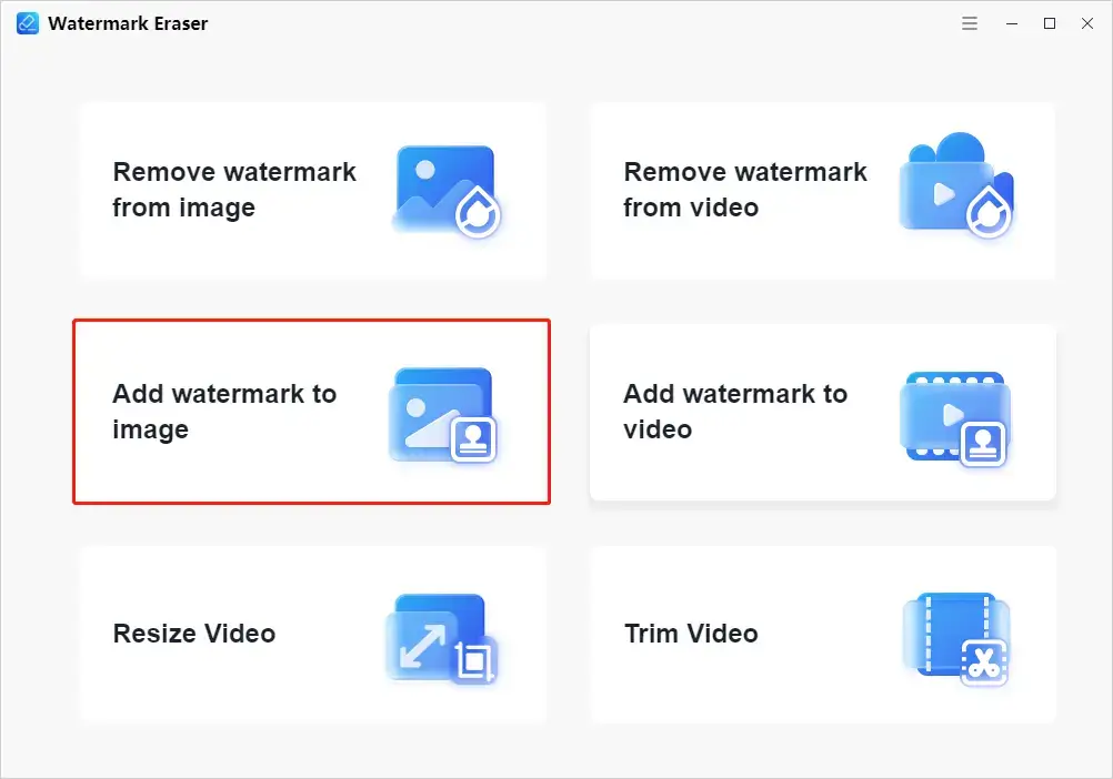 add watermark to image in watermark eraser free watermark software
