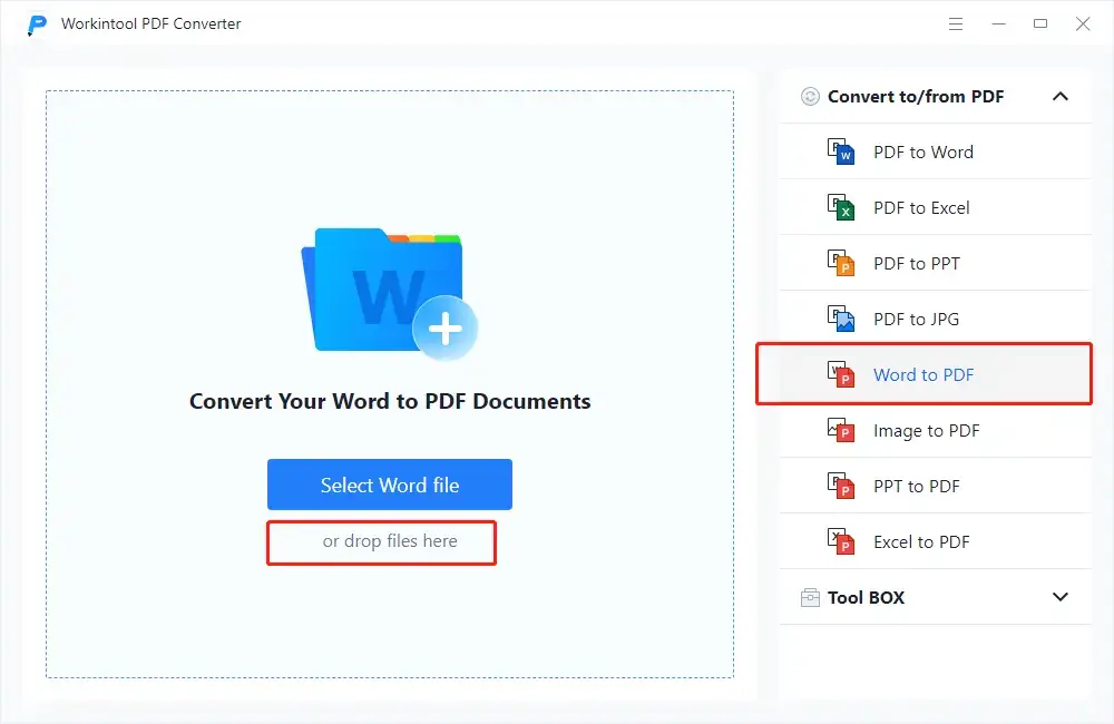 convert multiple files drag and drop