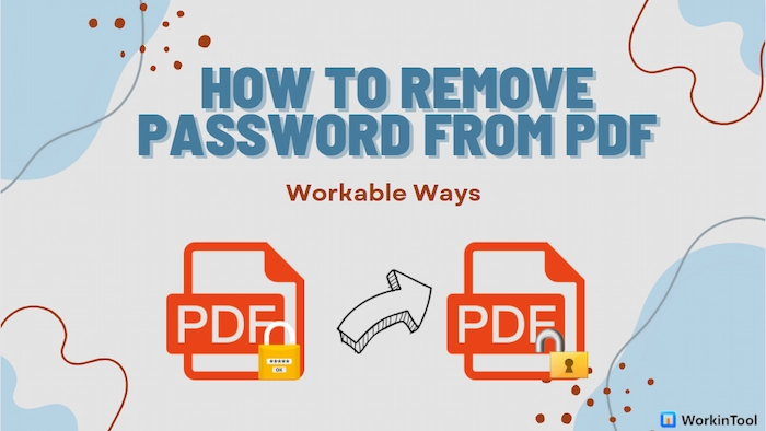 how to remove password from pdf