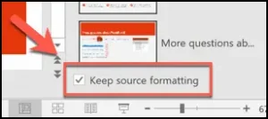 keep source formatting