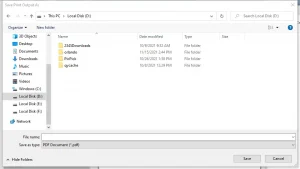 save png as pdf on windows 10