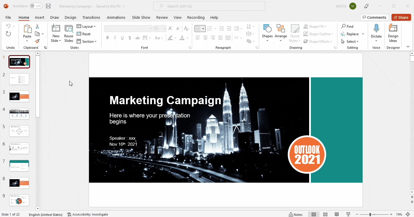 save ppt as pdf with note