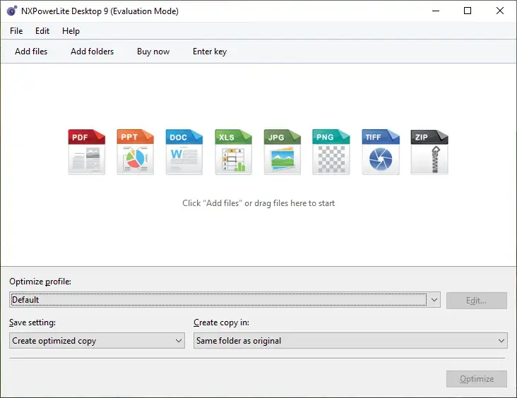 free word compressor software neuxpower opening page