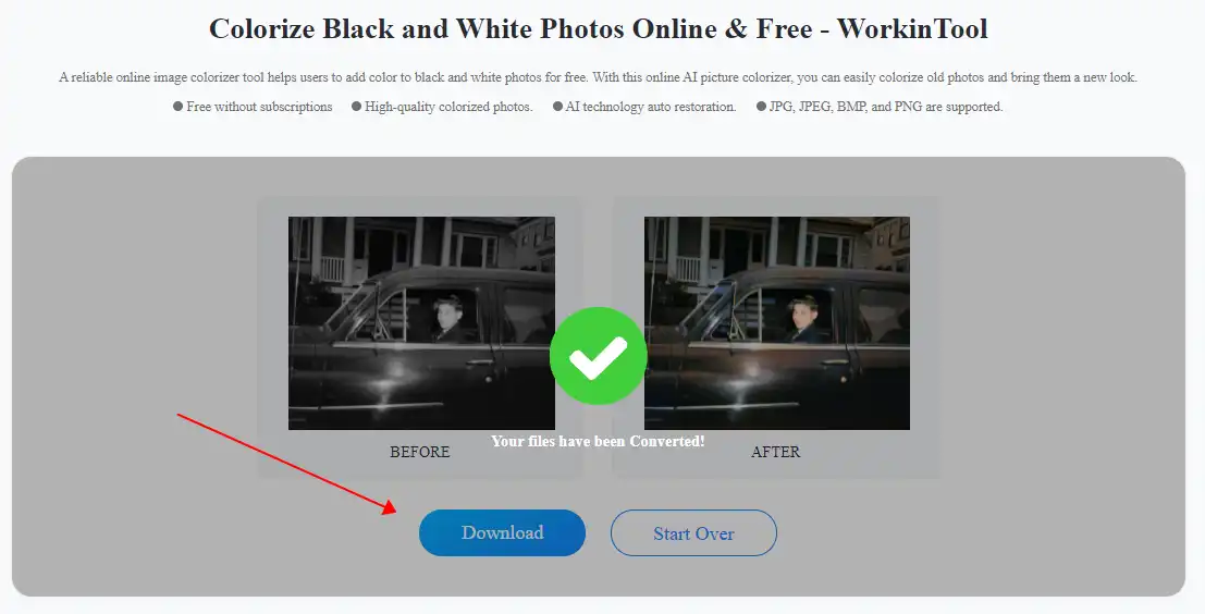 online colorize photos 2