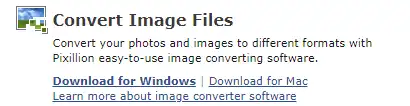 pixillion image converter