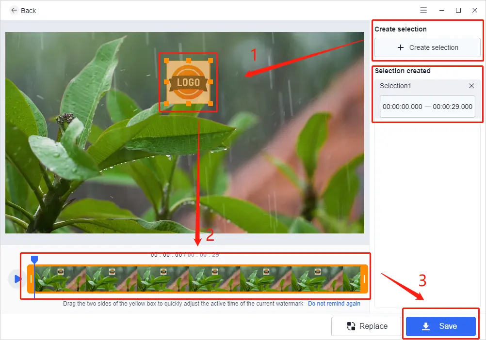 remove video watermark in watermark eraser