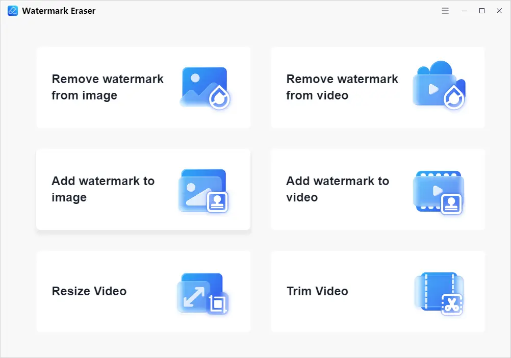 watermark eraser opening page