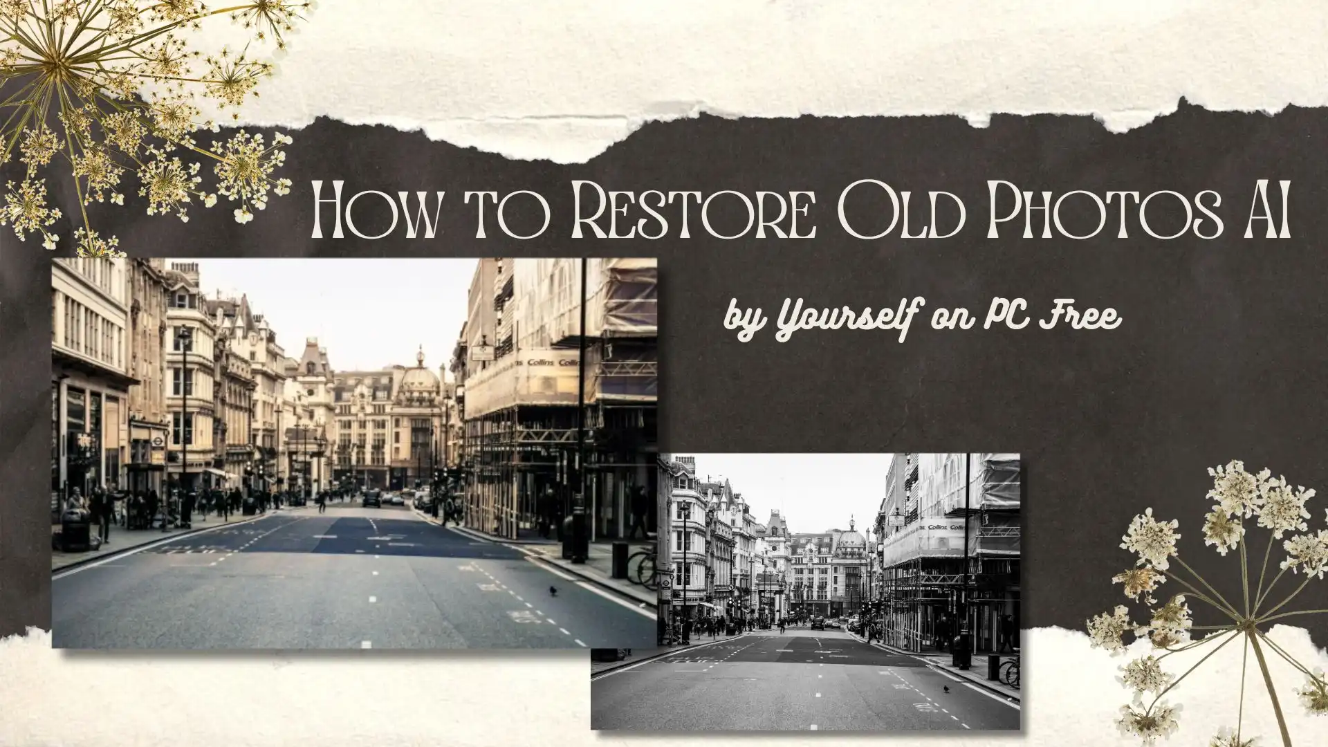 how to restore old photos ai poster