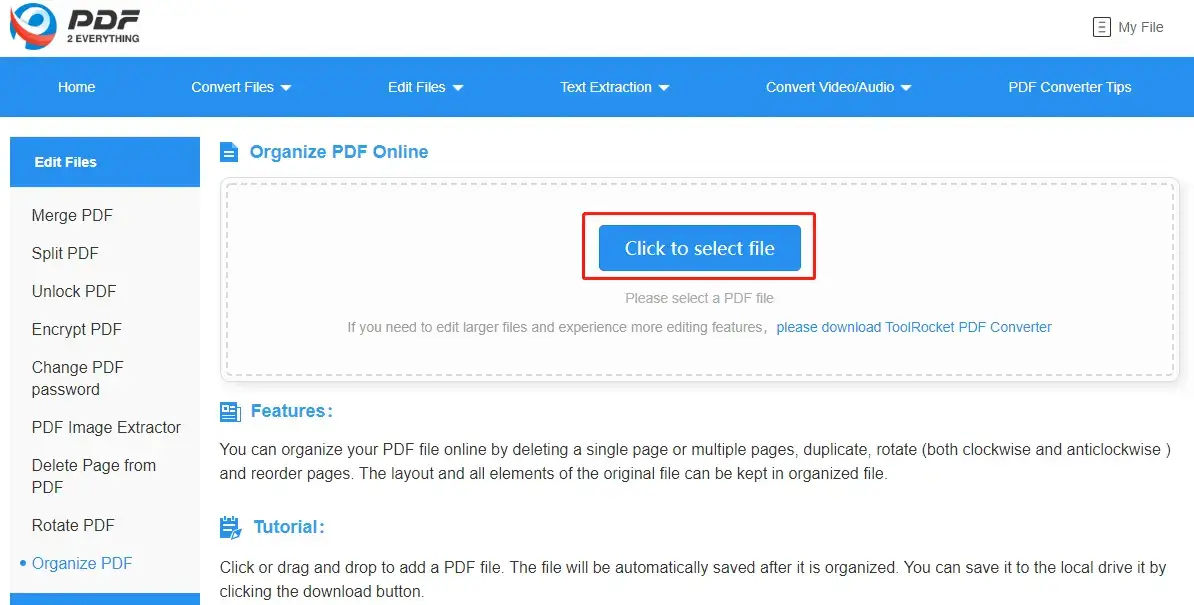 add image to pdf in toolrocket step 2