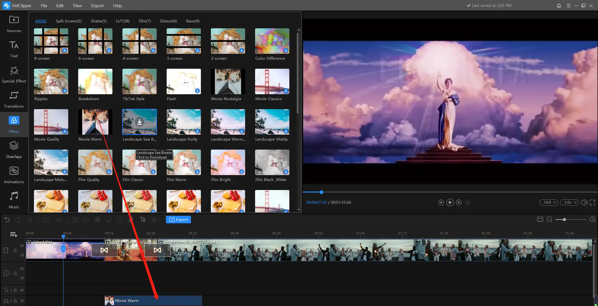 how to add filters 1