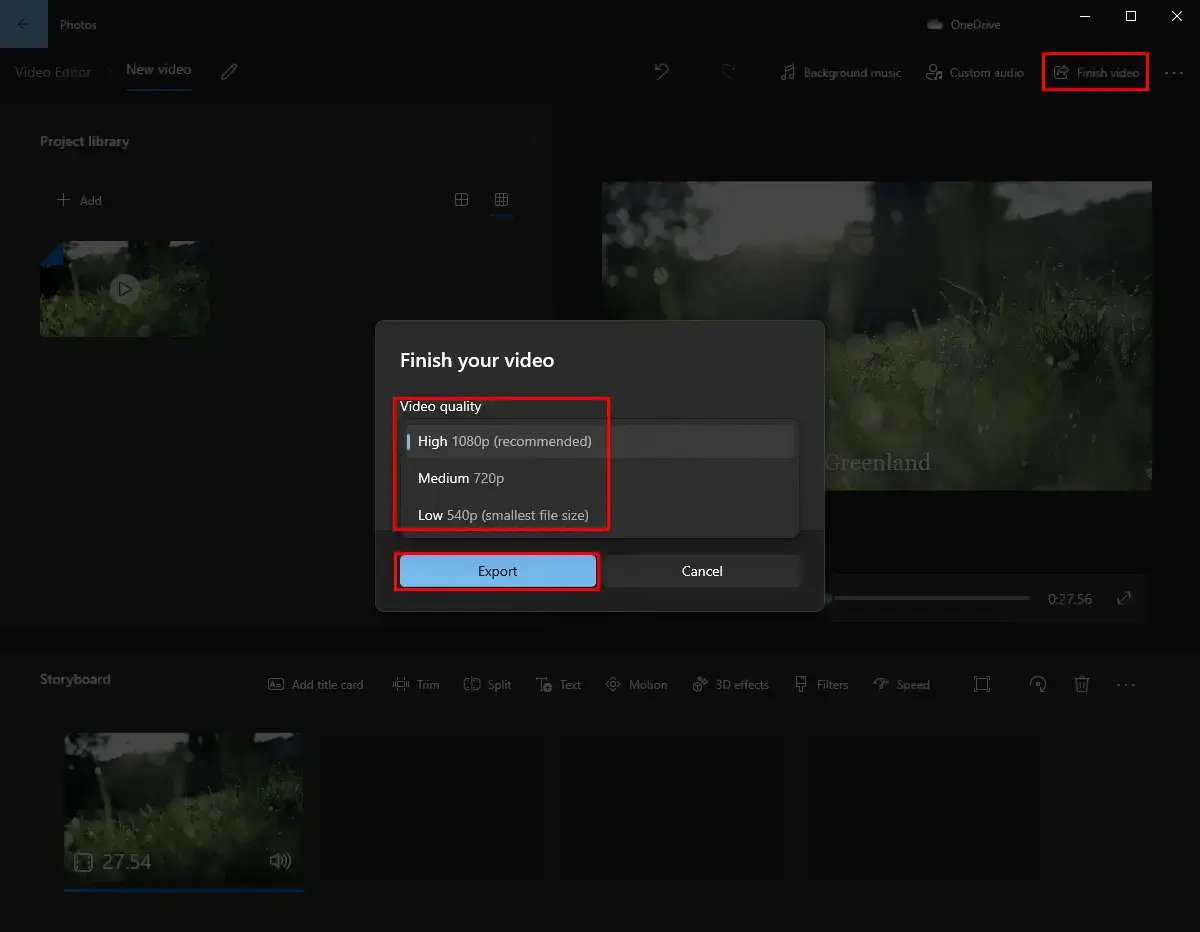 how to add subtitles to a youtube video in microsoft photos 3