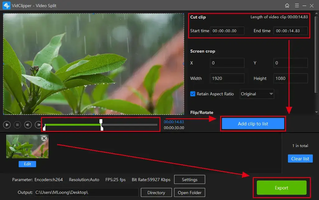 make a video clip in vidclipper 3