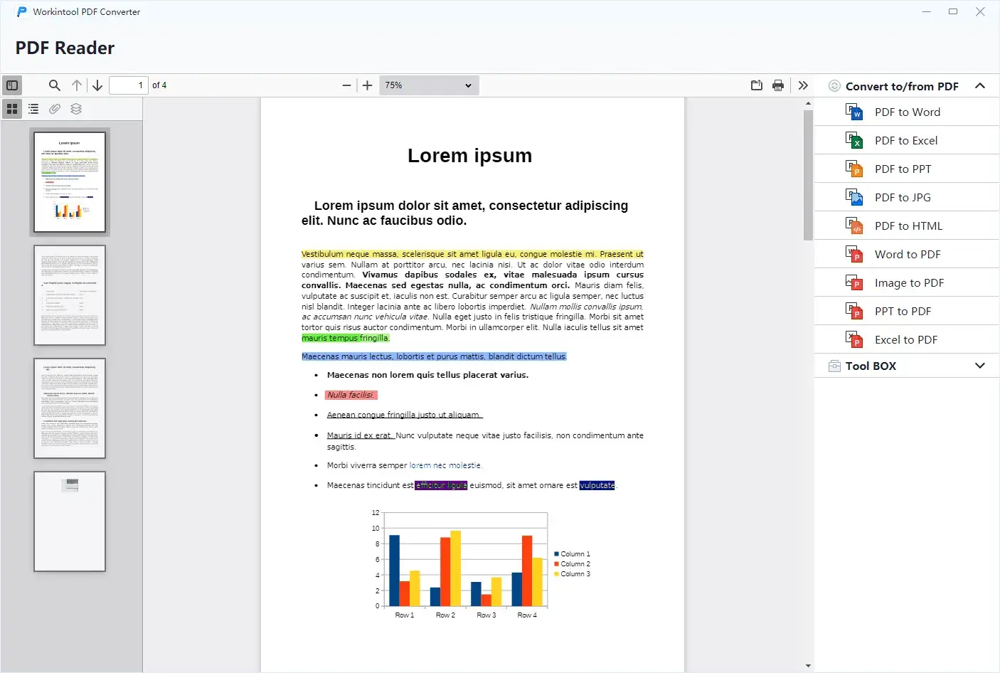 outcome by text highlighter of toolrocket