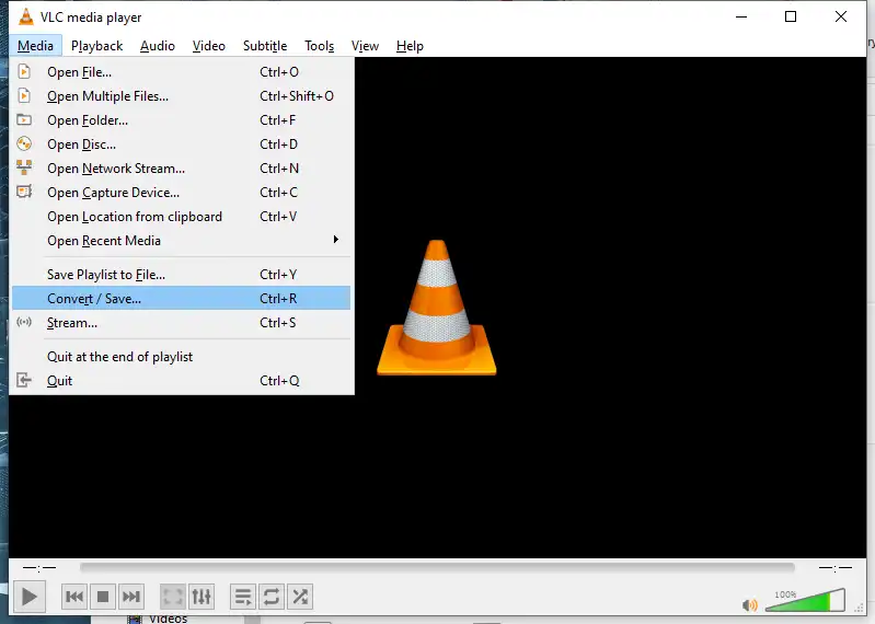 how to compress a mov file vlc