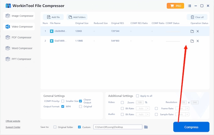 how to compress a mov file 3