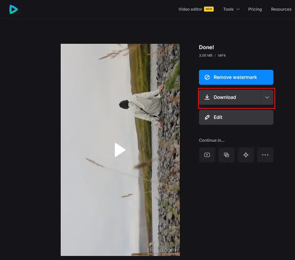 How to Convert GIF to MP4 Video — Clideo