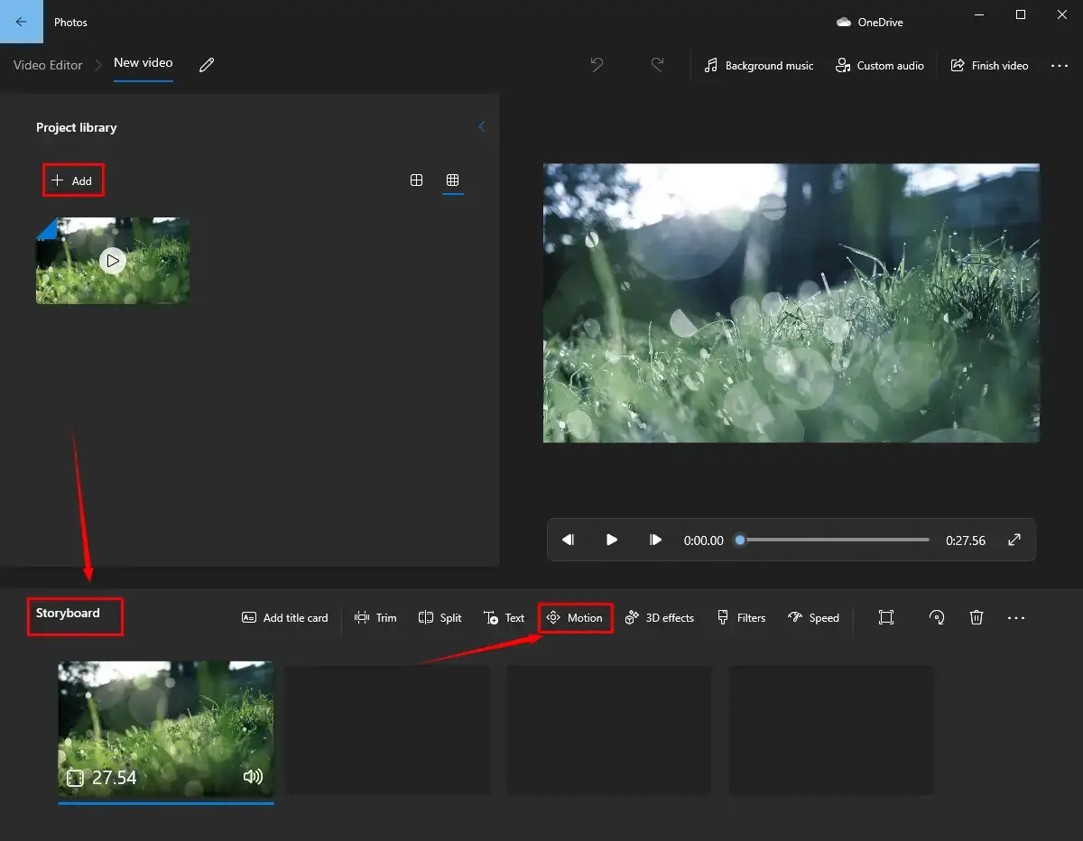how to zoom in on a video in video editor