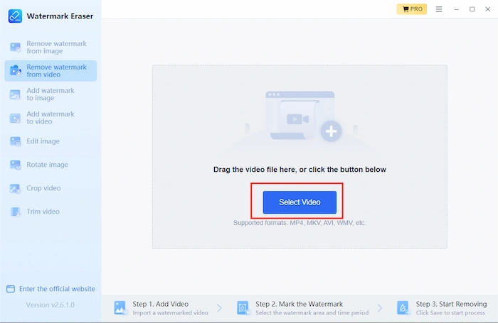 upload video with tiktok watermark