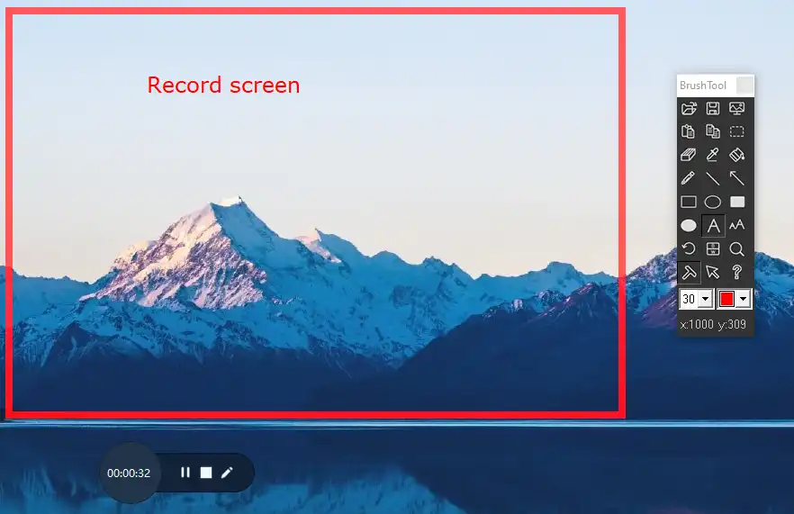 edit when screen record