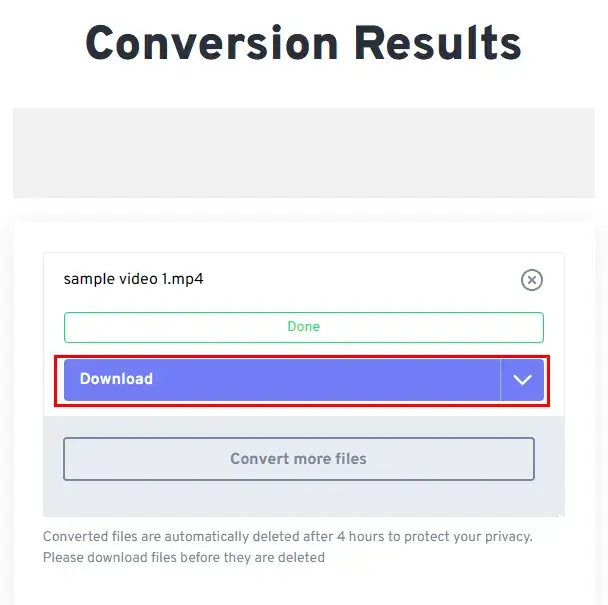 how to extract audio from video in freeconvert 3