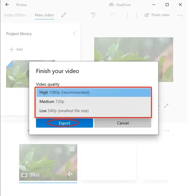 remove audio from video in video editor step 3