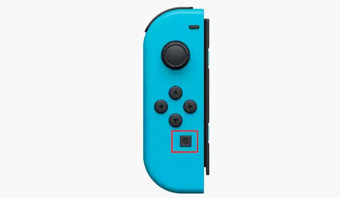 switch left-hand joy-con record button