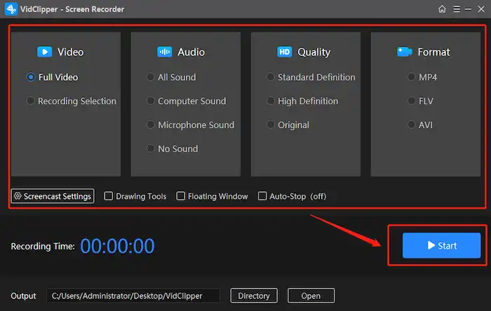 workintool vidclipper make custom settings and start to record xbox one gameplay