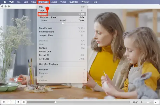 how to trim a snapchat video in vlc mac version