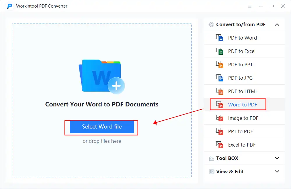 word to pdf conversion