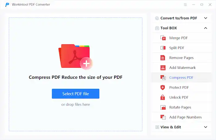 workintool compress pdf