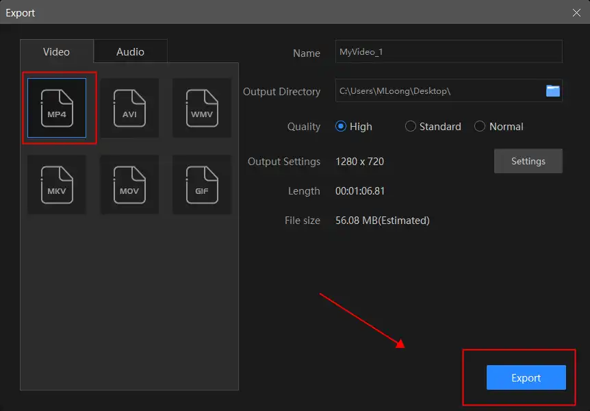 convert webm to mp4