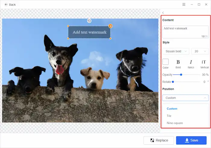 add text to instagram photo